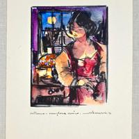 2 Litografie - Gianni Sesia della Merla - "Riposo"