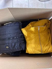 Stock di 8 cappotti/giacche/piumini