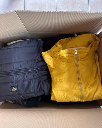 Stock di 8 cappotti/giacche/piumini