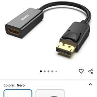 Adattatore Benfei da DisplayPort a HDMI 4K 
