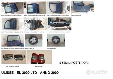 Fiat Ulisse anno 2000 + Citroën + Peugeot 