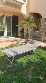 Lettino prendisole professionale alluminio