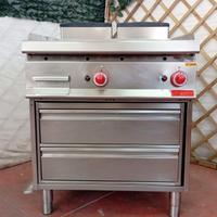 piastra frytop liscia serie 90 bertos