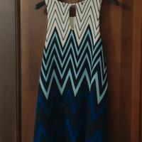 Elegante blusa,  stampa a zig zag 