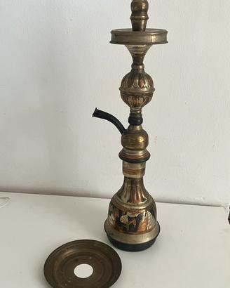 Narghilé vintage in ottone
