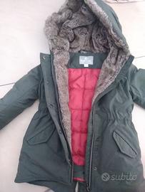 Parka cappotto impermeabile bambina