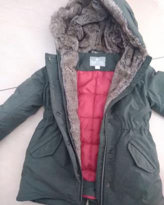 Parka cappotto impermeabile bambina