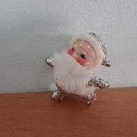 Santa Claus Vintage con vestito in glitter 