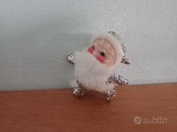 Santa Claus Vintage con vestito in glitter 