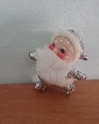 Santa Claus Vintage con vestito in glitter 