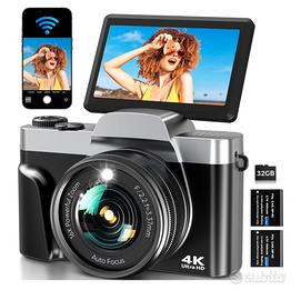 Fotocamera Digitale WiFi 4k 64MP