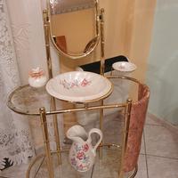 toilette lavamani con catino per camera da letto 