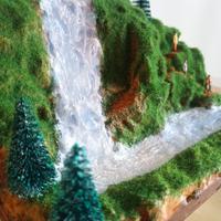 Diorama Artigianale Natura Cascata