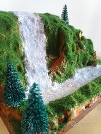 Diorama Artigianale Natura Cascata