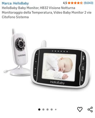 VIDEO BABY MONITOR HELLOBABY HB32