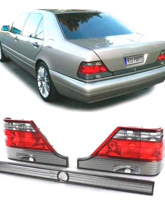 FANALI MERCEDES CLASSE S W140 94-98 ROSSO AFFUMICA