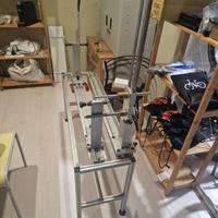 Banco per misurazione telaio bici