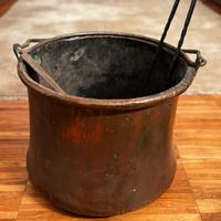 Paiolo pentolone calderone antico in rame