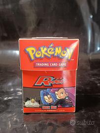 Pokémon TCG Team Rocket Deck Box Portamazzo vintag