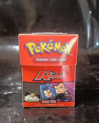 Pokémon TCG Team Rocket Deck Box Portamazzo vintag
