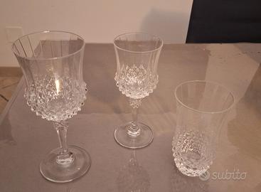 bicchieri 12 acqua 12 vino 12 liquor bott e caraf