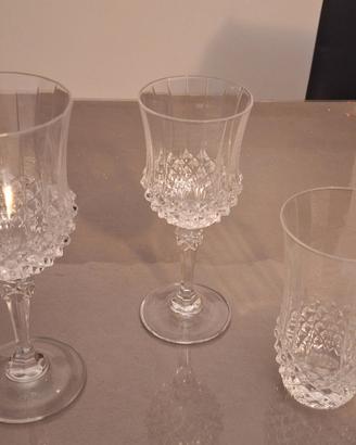 bicchieri 12 acqua 12 vino 12 liquor bott e caraf