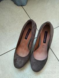 scarpe decoltè con tacco