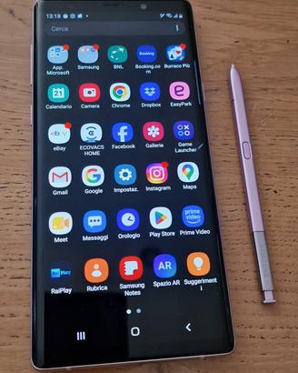 SAMSUNG NOTE 9 - COLORE LILLA - RARO
