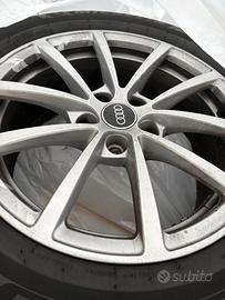cerchi audi con gomme nuove michelin 225/60r17