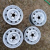 Cerchi ferro 15 pollici per fiat ducato