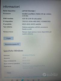 Pc Portatile Notebook  Asus F507U