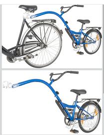 rimorchio bici a una ruota