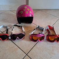 Mascherine sci + casco + termica