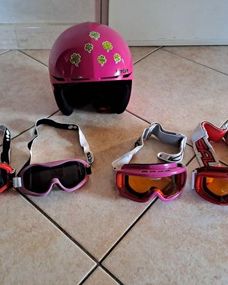 Mascherine sci + casco + termica