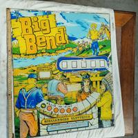 Lastra vetro originale flipper BIG BEND – vintage