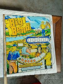 Lastra vetro originale flipper BIG BEND – vintage