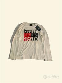 Maglia Maniche Lunghe Everlast Bianca-14 anni.