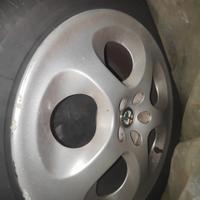 4 cerchi e gomme invernali alfa 147 ricambi 