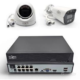 Kit Videosorveglianza IP PoE 5MP e 8MP | GSS Pro