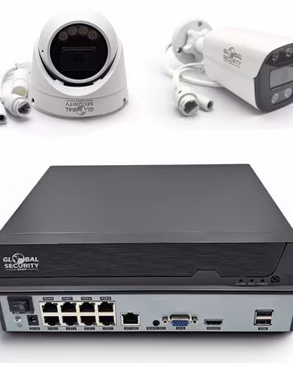 Kit Videosorveglianza IP PoE 5MP e 8MP | GSS Pro
