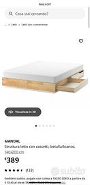 Mandal ikea letto contenitore