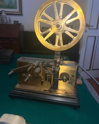Antico Telegrafo morse da tavolo elettrico complet