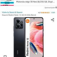 Redmi note 12 8 GB 256 gb grey