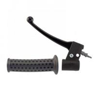 Comando portaleva freno sinistro con manopola Domi