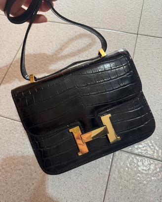 Woman black bag borsa borsa