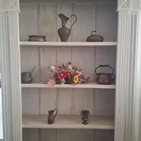 Mobile libreria aperta in legno massello