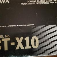 radio aiwa ct-x10 