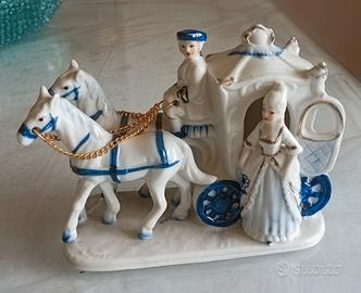 ceramica bianca e blu vintage 