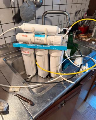 Impianto a osmosi sottolavello