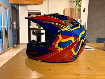 Casco motocross fox v1 bambino S NUOVO